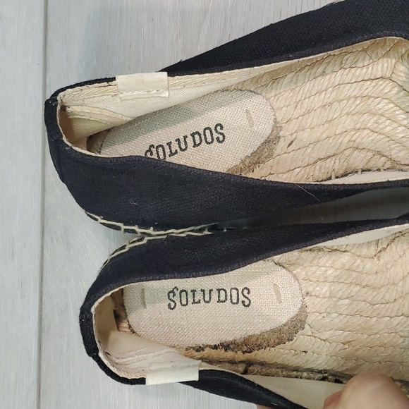 Anthropologie Soludos Womens Espadrille Platform Loafers slip on shoes sz 8.5 - Picture 6 of 11